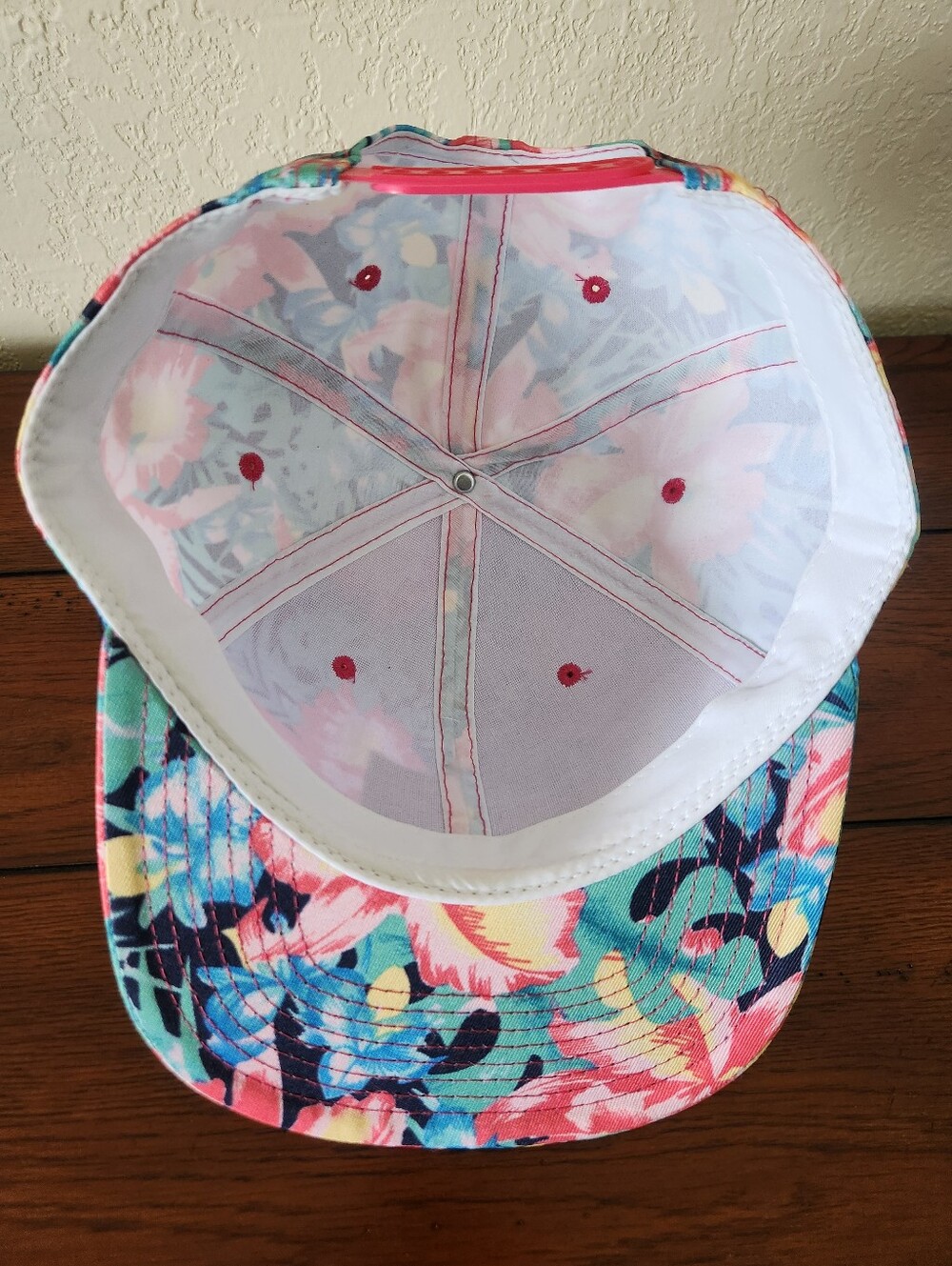 Flatbill Baseball Flatbill Navy Floral Snapback Cap - Picture 7 of 7